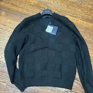 Louis Vuitton Black Crewneck Sweater